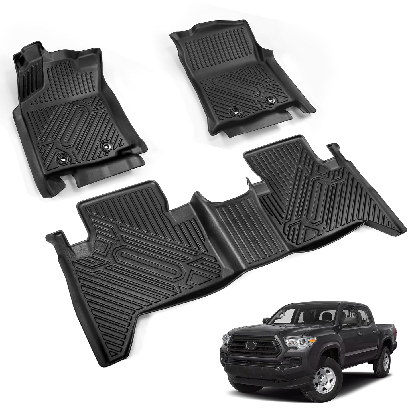 Yotruth Floor Mats for Toyota Tacoma 2016-2023  (Double Cab)